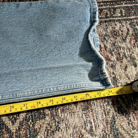 Abercrombie & Fitch 90s relaxed jean high-rise size 27 X-long length - Picture 11 of 12